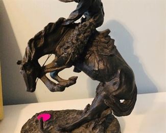Frederic Remington "The Rattlesnake" New England Collectors Society Reproduction Sculpture