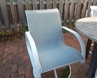 Nice condition arm chairs for the back deck!