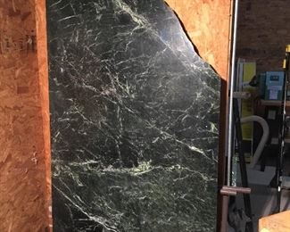 Large slab verde antique or vintage marble 