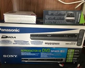 DVD and VHS machines