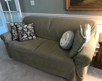 Sleeper Loveseat with upholstered cover