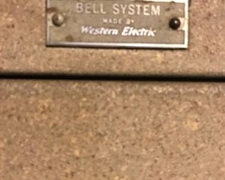 Vintage Bell System- Western Electric metal storage cabinet