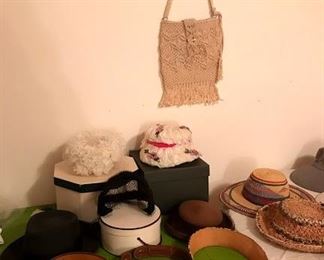 Vintage Hats and belts