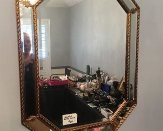 Elegant beveled mirror