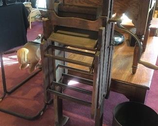 Antique folding wringer