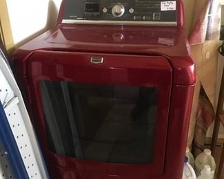 Red Maytag dryer GAS