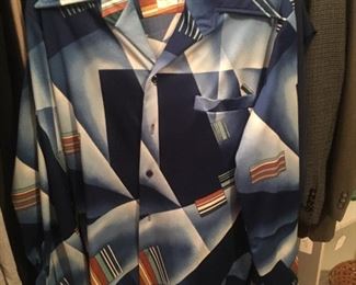 Groovy polyester shirt