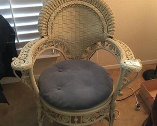 Unique wicker chair