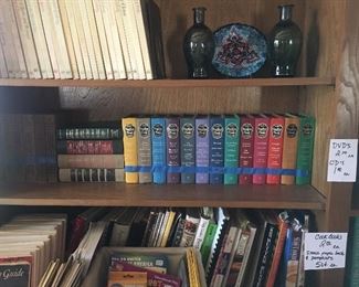 Colorful book collection
