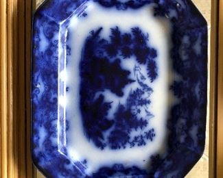 Flo blue platter