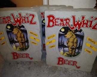 Bear Whiz Beer wall art