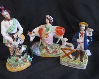 Staffordshire Porcelain Figures