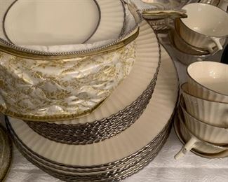 12 place settings of Lenox China 