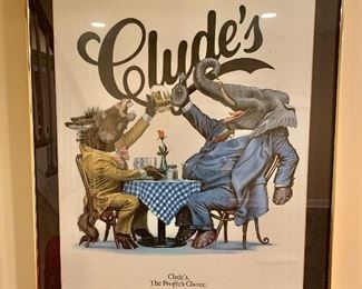 Vintage Clyde's poster