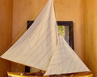 Model sailboat