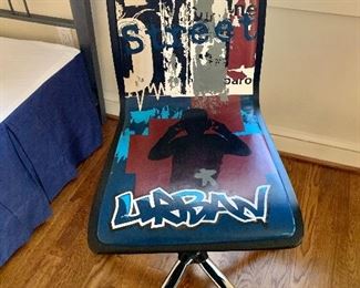 Graffiti chair