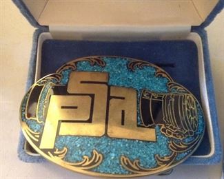 PSA Engines Vintage Belt Buckle