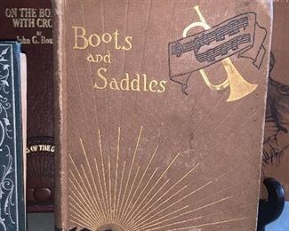 Vtg. Boots and Saddles book by Elizabeth B. Custer