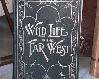Vtg. Wild Life in the Far West book 