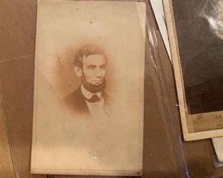 Vtg. Abraham Lincoln photo 