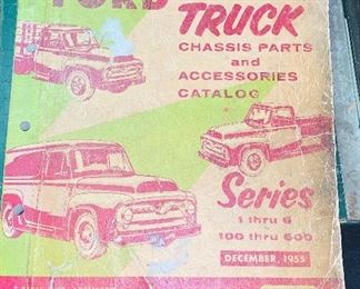 Vtg. 1948-55 Ford Truck Chassis Parts & Accessories Catalog 
