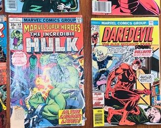 Vtg. Hulk & Daredevil comics 