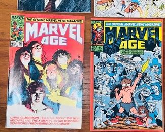 Vtg. Marvel Age comics 