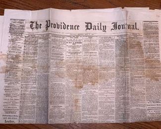 The Providence Daily Journal -  July 6th 1876 