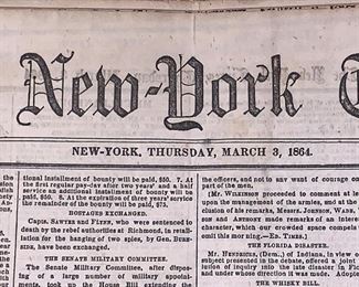 The New-York Times - Thursday March 3rd 1864