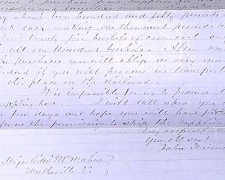 Letter from Dec 5th 1864