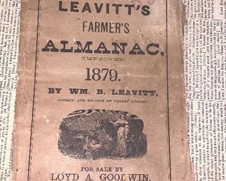 Leavitt's Farmer's Almanac 1879