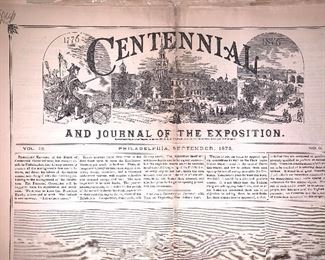 Centennial and Journal of the Exposition - Sept 1875