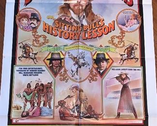 Vtg. Paul Newman movie poster - Buffalo Bill and the Indians 