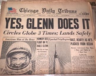 Chicago Daily Tribune - Yes, Glenn Does It - Feb 21, 1962
