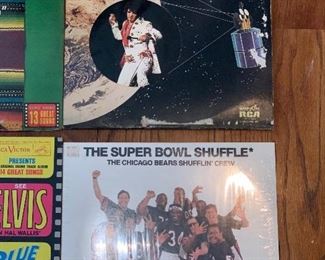 Elvis albums & The Super Bowl Shuffle albums 
