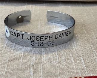 MIA war Bracelet - Capt. Joseph Davies 5-18-68