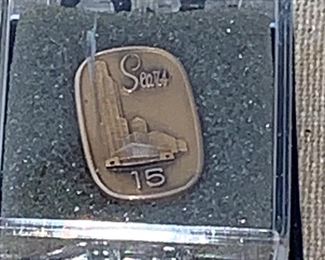 10K GF  Sears 15yr employee anniversary pins - This is the only one that is 10K GF