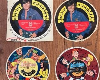 Cereal box records - Bobby Sherman & The Archies 