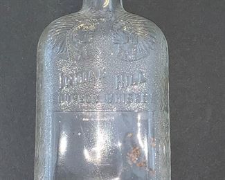Vtg. Indian Hill Bourbon Whiskey bottle