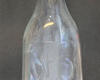 Vtg. 1888 Milk bottle - back side