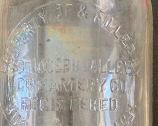 Vtg. St Joseph Valley dairy bottle 