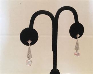Vanna Kay 925 earrings and cz diamonds