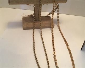 gold plated chains