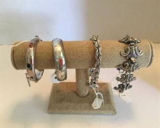 All sterling bracelets
