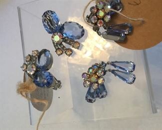 Julianna - set of earrings, blue.