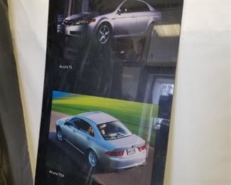 Rare Acura Plexiglas Advertising Sign