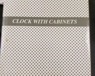 Jobar International New in box Clock with Cabinets #JC1853