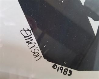 Signed Emerson 1983 Chicago "Living Well is the Best Revenge"