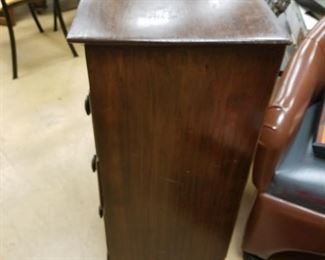 Vintage Solid Wood 3 Drawer Chest of Drawers 25"W x 15"D x 36"H