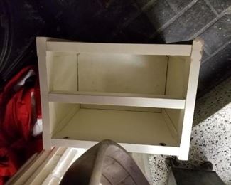 White Painted Magazine Rack